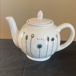 Rae Dunn Artisan Collection HOME Teapot